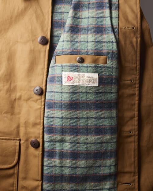 laydown detail image of Dry Wax Field Jacket