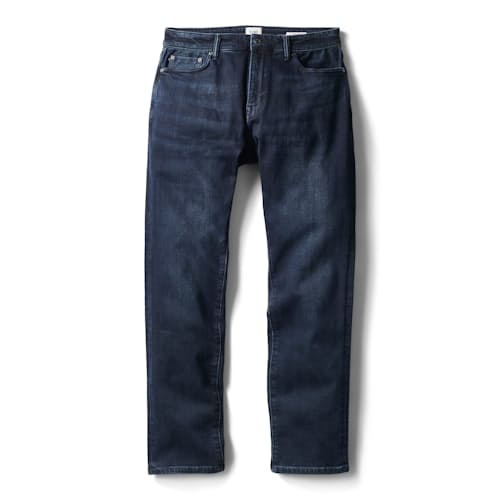 laydown image of Stretch Selvedge Denim - HB Straight