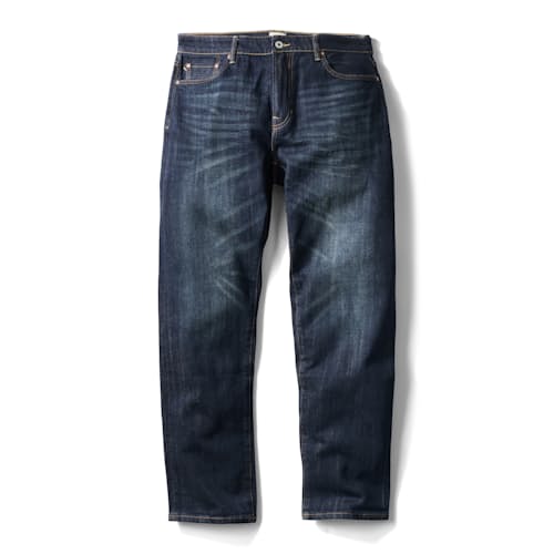 laydown image of Stretch Selvedge Denim - HB Athletic Straight