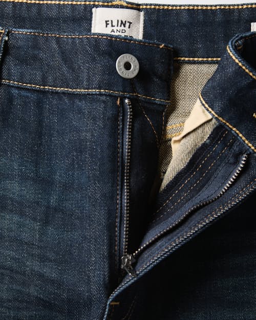 laydown detail image of Stretch Selvedge Denim - HB Athletic Straight