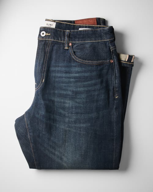 no crop image of Stretch Selvedge Denim - HB Athletic Straight