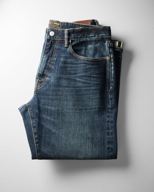 no crop image of Stretch Selvedge Denim - HB Athletic Straight