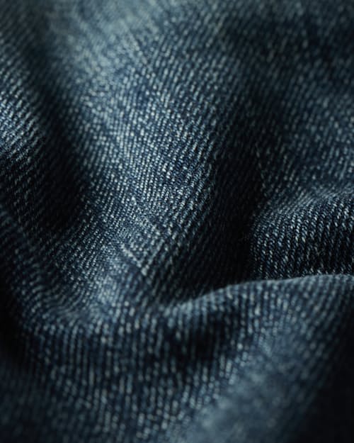 laydown detail image of Japanese Stretch Selvedge Denim - HB Straight