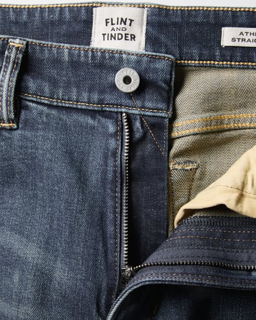 laydown detail image of Stretch Selvedge Denim - HB Athletic Straight