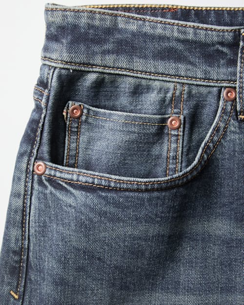 laydown detail image of Stretch Selvedge Denim - HB Athletic Straight