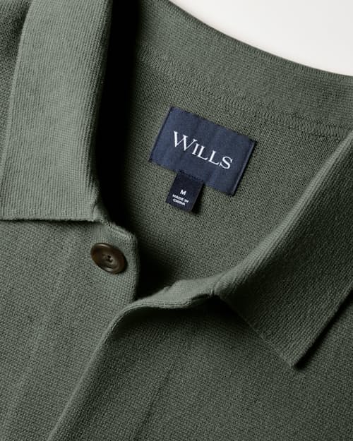 laydown detail image of Sweater Chore Coat