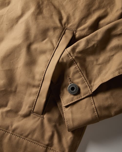 laydown detail image of Dry Wax Trucker Jacket