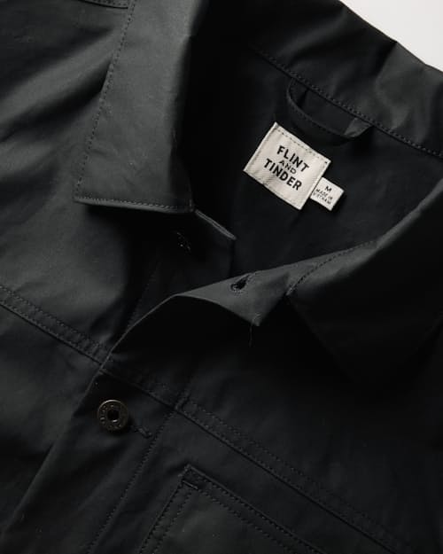 laydown detail image of Dry Wax Trucker Jacket