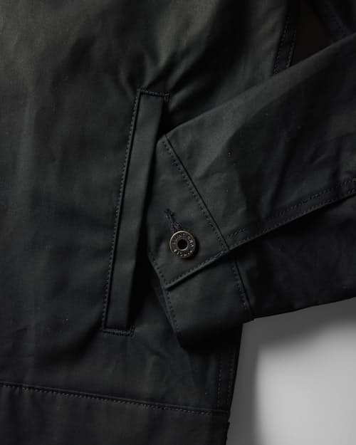 laydown detail image of Dry Wax Trucker Jacket