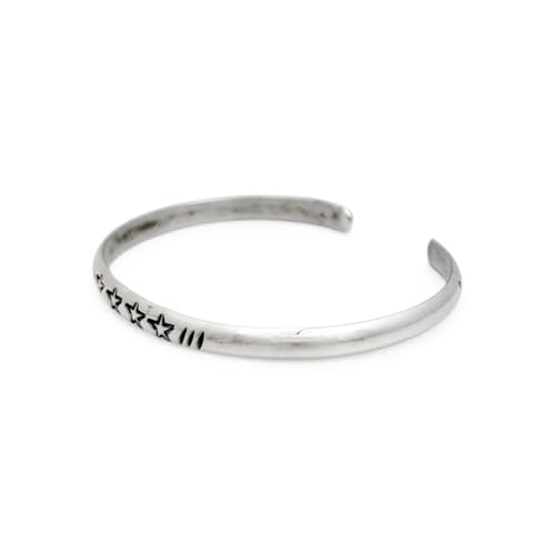 laydown image of Engraved Stamp Bangle
