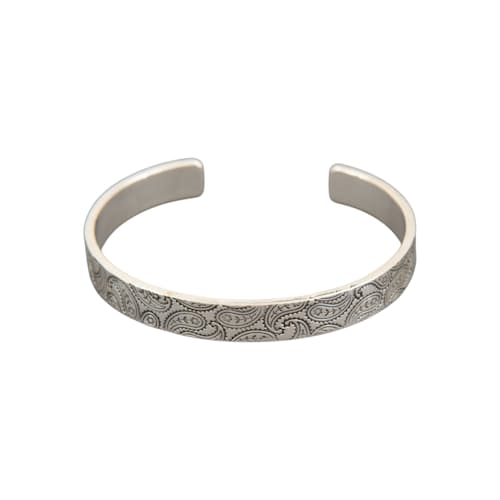 laydown image of Paisley Stamp Bangle