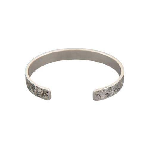 laydown image of Paisley Stamp Bangle