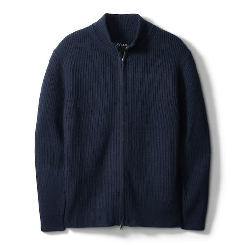 laydown image of Full-Zip Cardigan Sweater