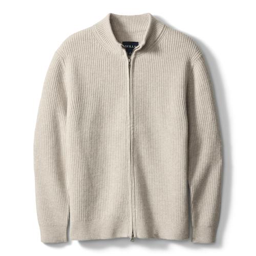 laydown image of Full-Zip Cardigan Sweater