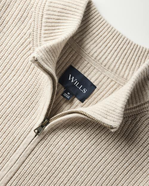 laydown detail image of Full-Zip Cardigan Sweater