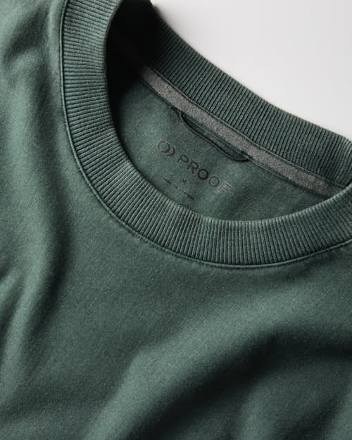 laydown detail image of PatinaTech Crewneck Sweatshirt