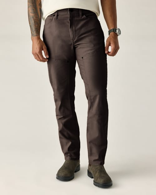 on model image of Rover Double-Knee Work Pant - HB Straight