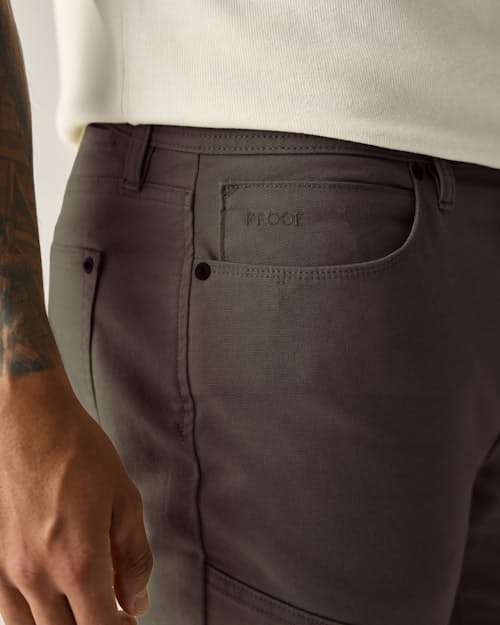 on model image of Rover Double-Knee Work Pant - HB Straight