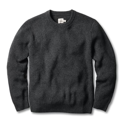laydown image of Bolinas Cotton Crewneck Sweater