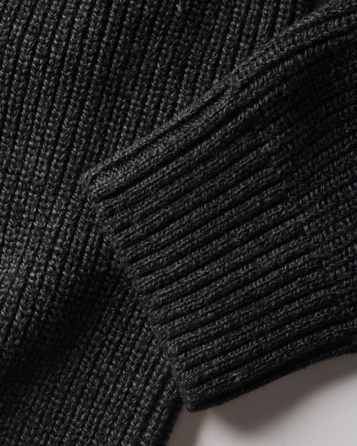 laydown detail image of Bolinas Cotton Crewneck Sweater