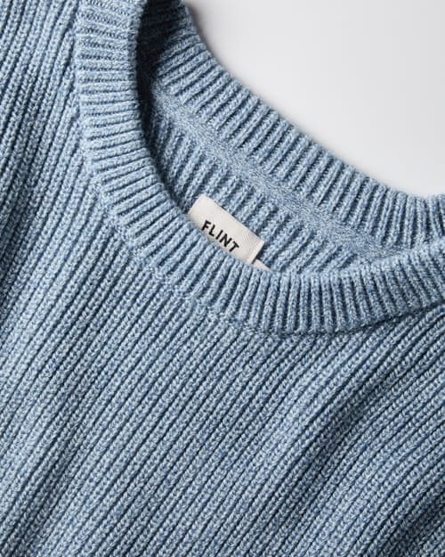 laydown detail image of Bolinas Cotton Crewneck Sweater