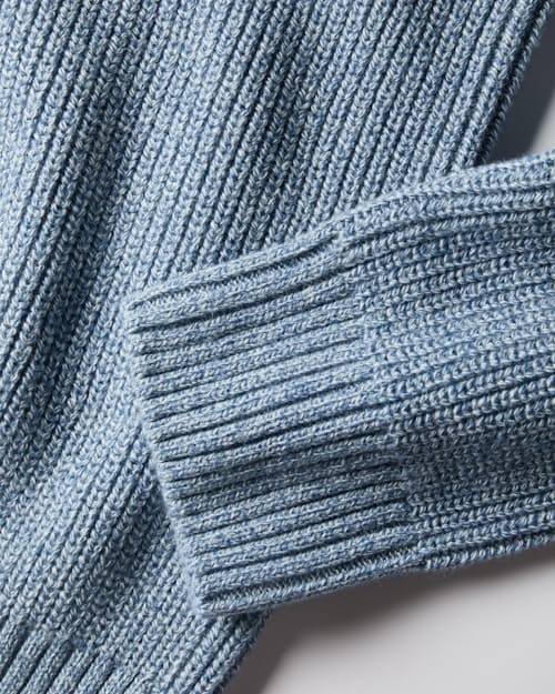 laydown detail image of Bolinas Cotton Crewneck Sweater