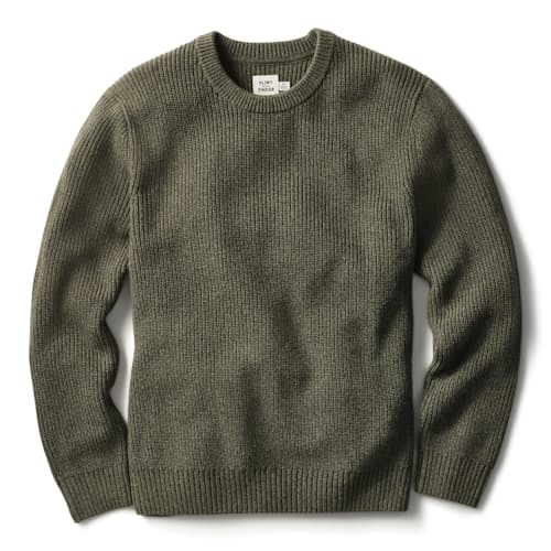 laydown image of Bolinas Cotton Crewneck Sweater