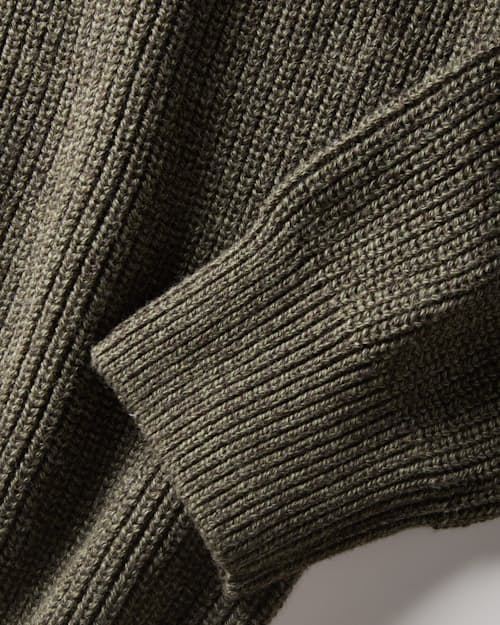 laydown detail image of Bolinas Cotton Johnny Collar Sweater Polo