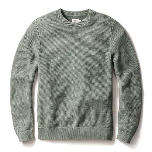 lifestyle image of Washed Cotton Crewneck