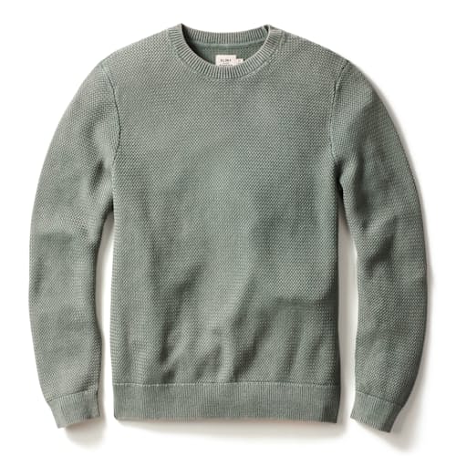 laydown image of Washed Cotton Crewneck