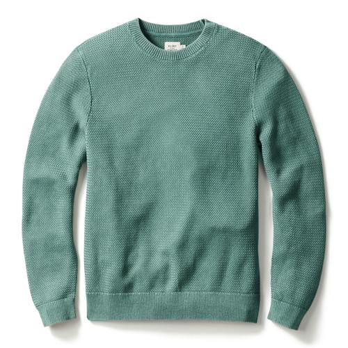 laydown image of Washed Cotton Crewneck