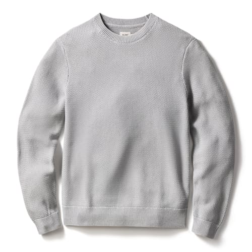laydown image of Washed Cotton Crewneck