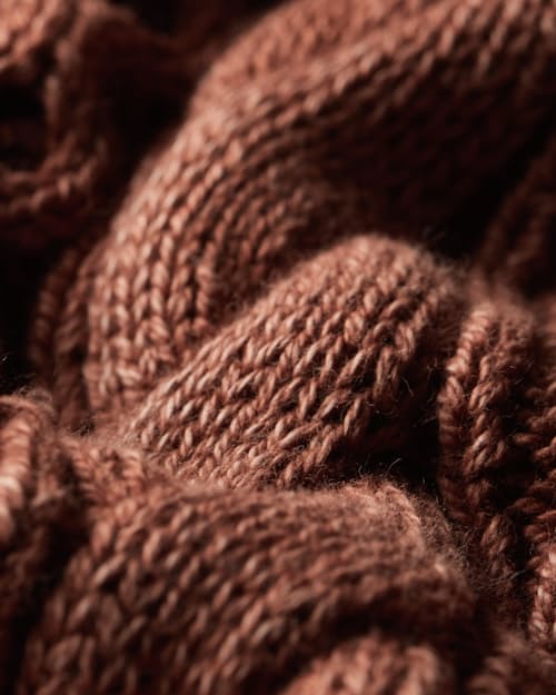 laydown detail image of Washed Cotton Cableknit Crewneck