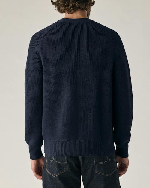 on model image of Bolinas Cotton Cardigan