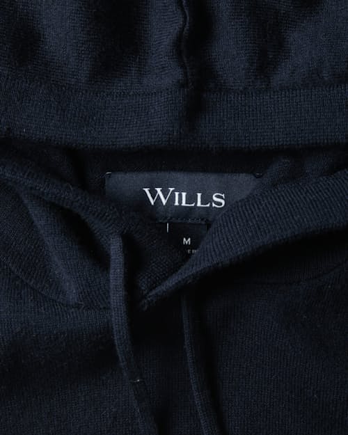 laydown detail image of Cotton Merino Sweater Hoodie