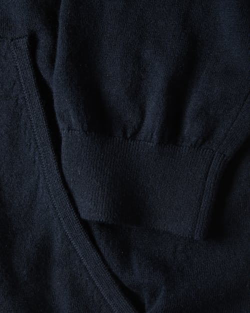 laydown detail image of Cotton Merino Sweater Hoodie
