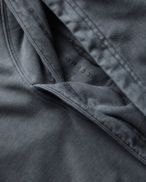 laydown detail image of PatinaTech Hoodie