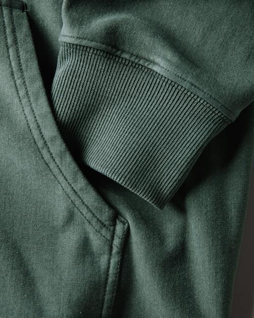 laydown detail image of PatinaTech Hoodie