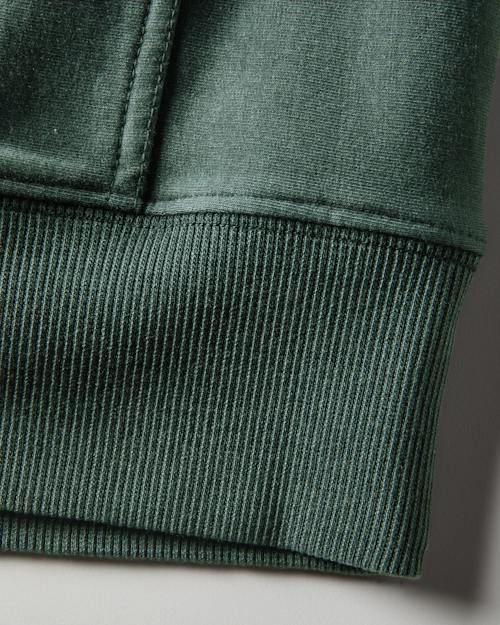 laydown detail image of PatinaTech Hoodie