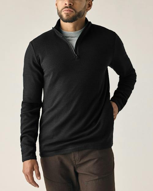 on model image of Thermal 72-Hour Quarter-Zip