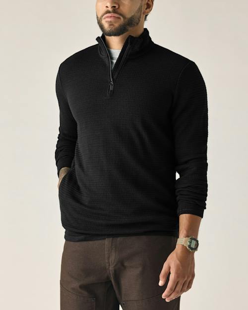 on model image of Thermal 72-Hour Quarter-Zip