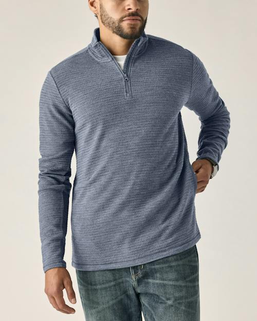 on model image of Thermal 72-Hour Quarter-Zip