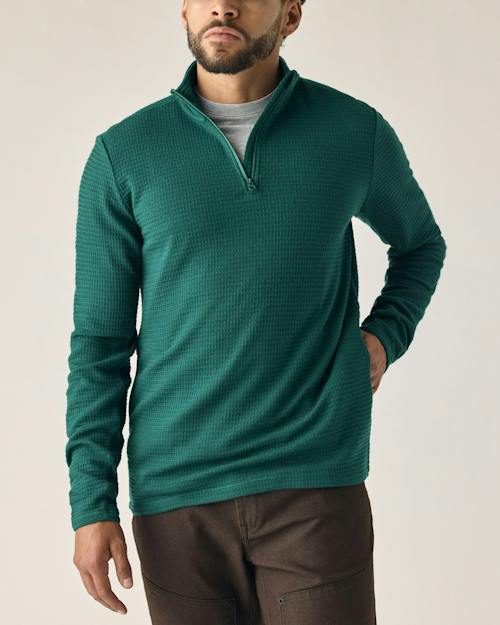 on model image of Thermal 72-Hour Quarter-Zip