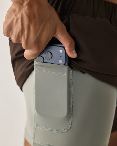 on model image of Sevens Sport Short Lined - 5"