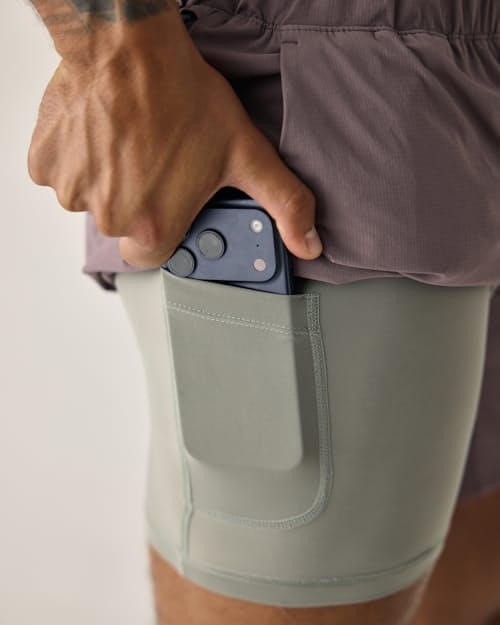 on model image of Sevens Sport Short Lined - 7"