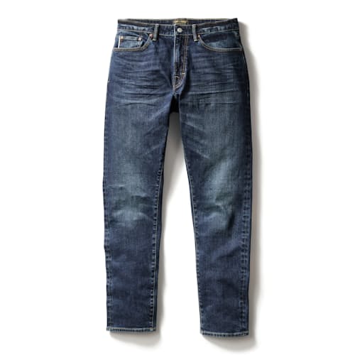 laydown image of Japanese Stretch Selvedge Denim - HB Straight