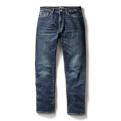 laydown image of Japanese Stretch Selvedge Denim - HB Straight