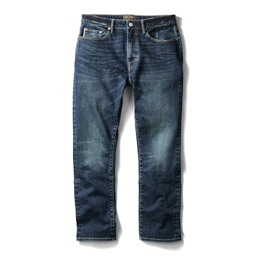 laydown image of Japanese Stretch Selvedge Denim - HB Straight