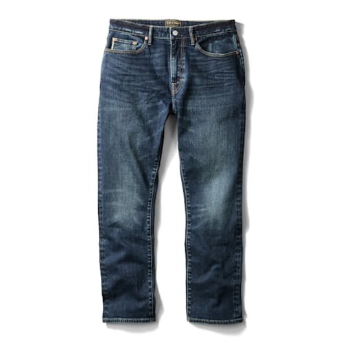 laydown image of Japanese Stretch Selvedge Denim - HB Straight