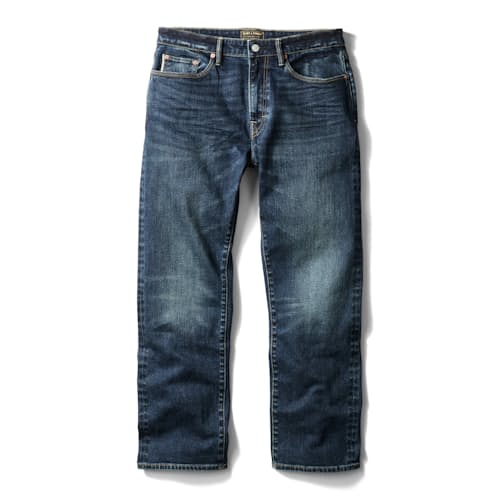 laydown image of Japanese Stretch Selvedge Denim - HB Straight